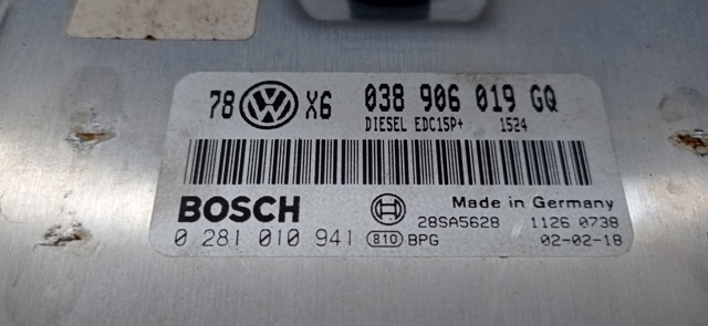 VAG 038906019GQ ECU comprar Tarragona