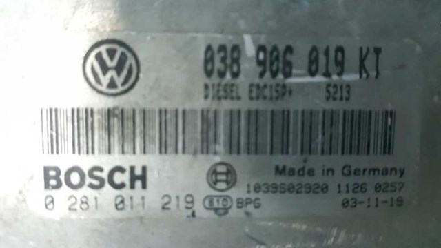 038906019KT Unidad de control del motor (ECU)  disponible Málaga