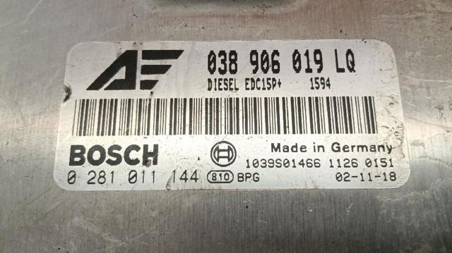 VAG 038906019LQ Unidad de control del motor (ECU)  disponible España