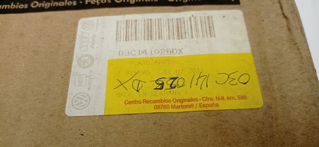 Plato de presión del embrague Skoda Octavia 1Z3