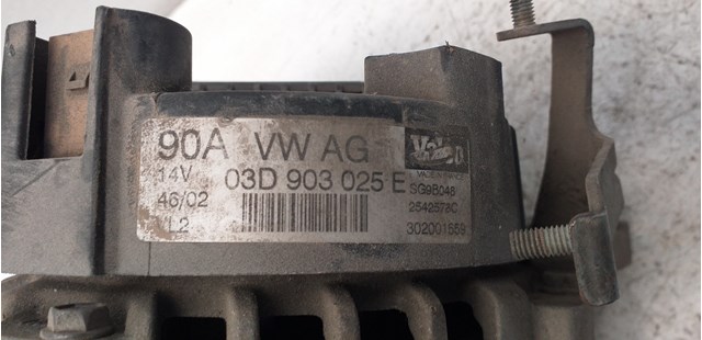 VAG 03D903025E Alternador  en stock Terrassa