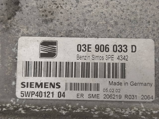 03E906033D VAG ECU  en stock Gandía