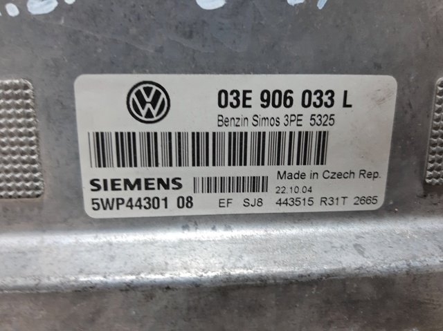 VAG 03E906033L Unidad de control del motor (ECU)  disponible Valladolid