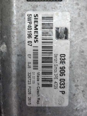 03E906033P Unidad de control del motor (ECU)  disponible Burgos