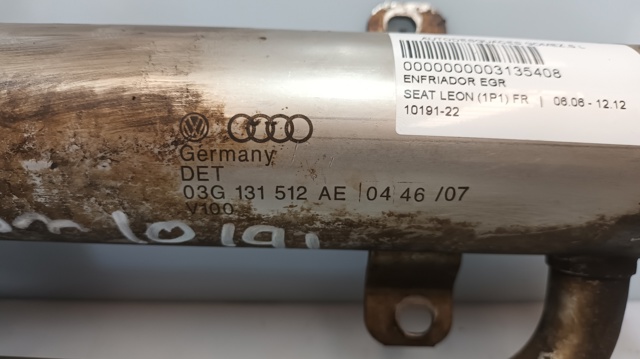 03G131512AE Enfriador de recirculación de gases de escape EGR  disponible Utrera