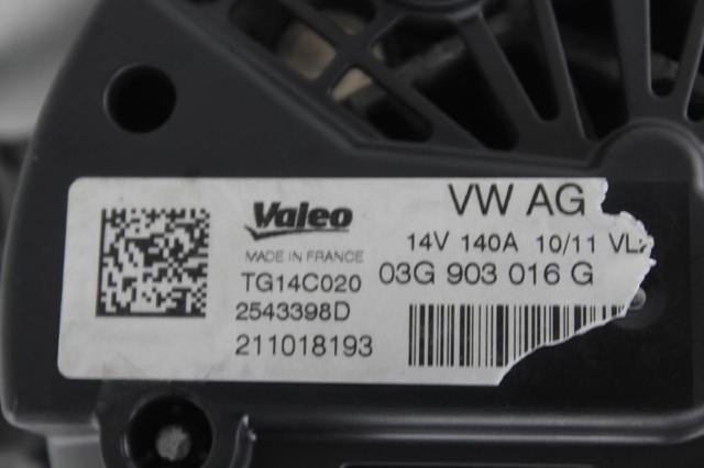 VAG 03G903016GX Alternador comprar Pamplona