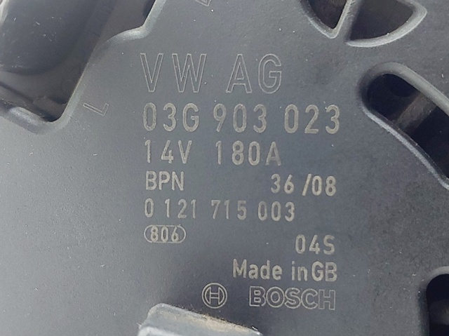 03G903023 VAG Alternador  disponible Ourense