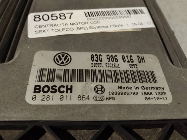 03G906016DH VAG ECU comprar Bilbao