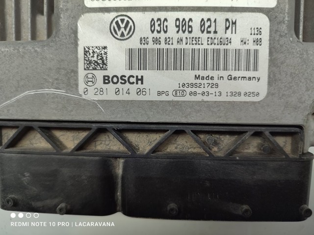 VAG 03G906021PM Unidad de control del motor (ECU)  comprar en Albacete