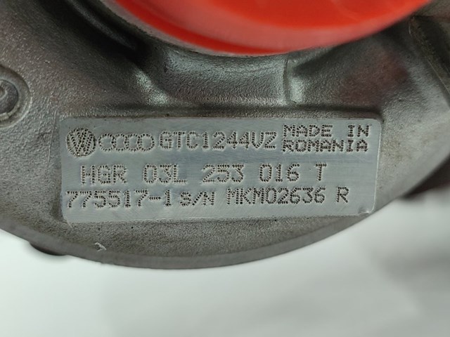 Turbocompresor para volkswagen caddy iii furgón (2ka,2ka,2ka,2ka) (2004-2010) 1.9 tdi 03L253016T