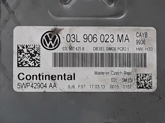 03L906023MA VAG Unidad de control del motor (ECU)  comprar en Oviedo