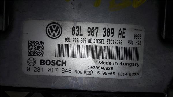03L907309AE Unidad de control del motor (ECU)  comprar en Zaragoza