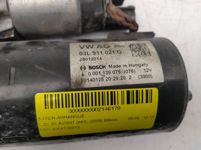 VAG 03L911021G Motor de arranque  comprar en Albacete