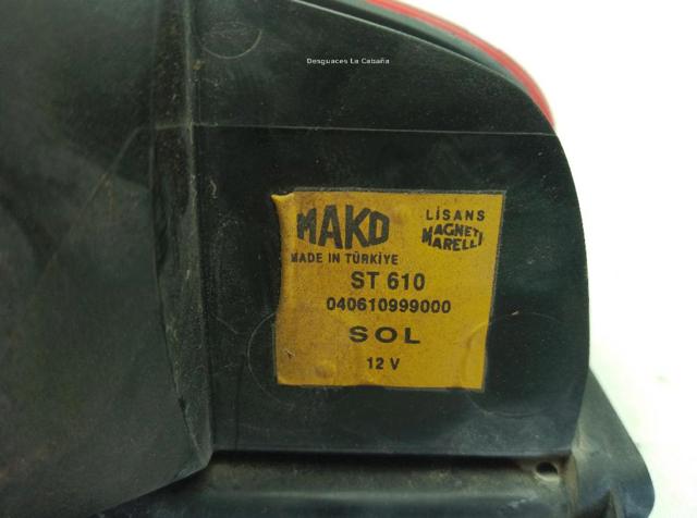 040610999000 FIAT Piloto trasero izquierdo  en stock Huelva