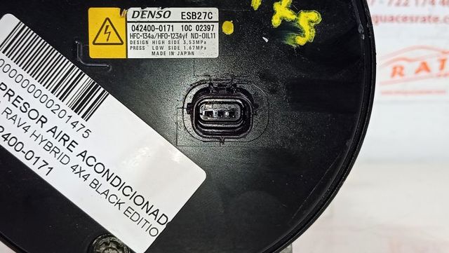 Compresor de aire acondicionado coche 0424000171 TOYOTA