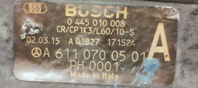 Bomba de alta presión Mercedes Sprinter 903