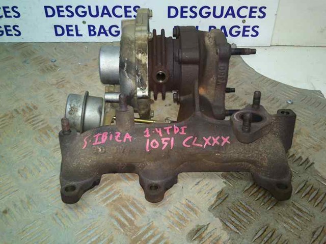 Turbocompresor para seat ibiza iii (6l1) (2002-2005) 1.4 tdi amf 045253019G
