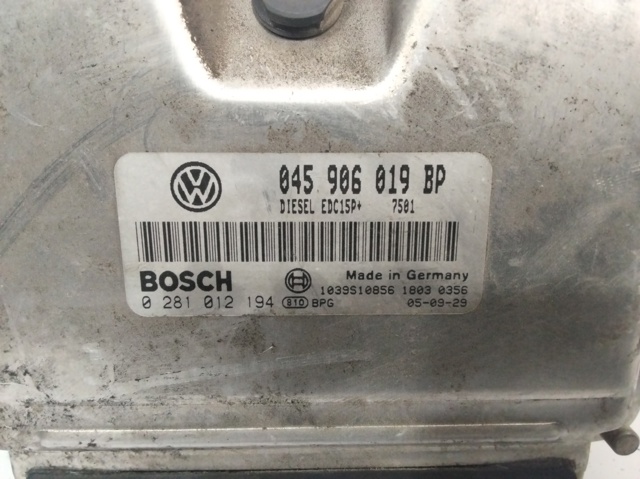 045906019BP Unidad de control del motor (ECU)  comprar en Pontevedra