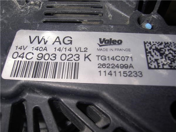 04C903023K VAG Alternador  en stock Córdoba