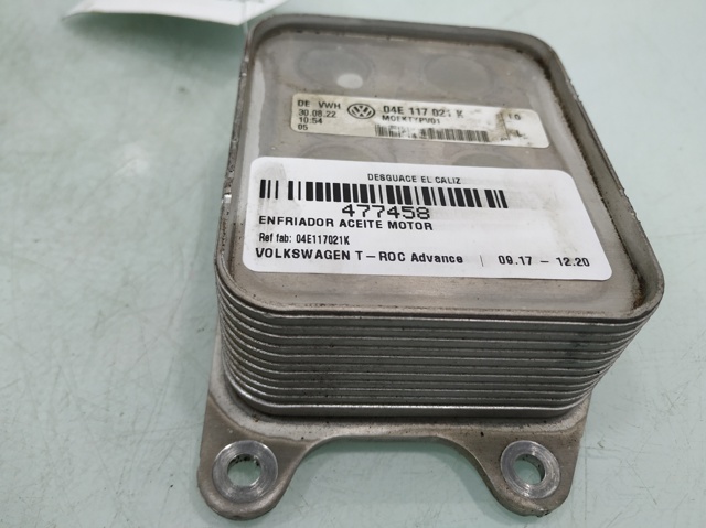 04E117021K Radiador de aceite  comprar en Pontevedra
