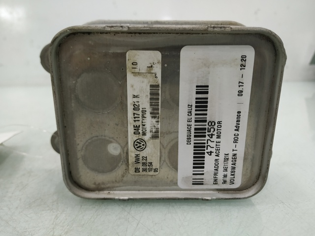 04E117021K VAG Radiador de aceite comprar Alcalá