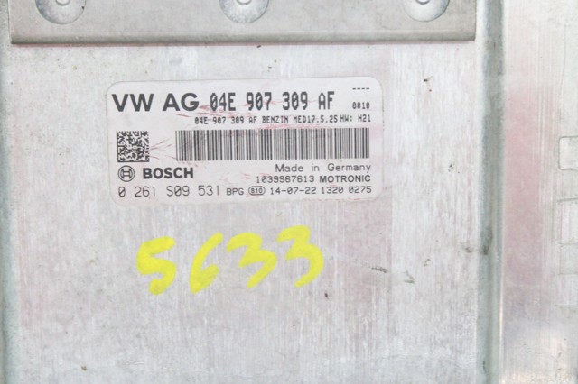 04E907309AF Unidad de control del motor (ECU)  comprar en Zaragoza