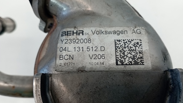 04L131512D Enfriador de recirculación de gases de escape EGR  disponible Burgos