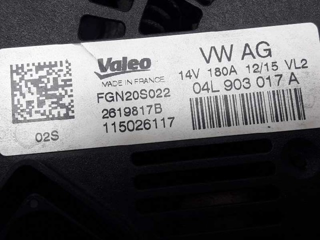 04L903017A VAG Alternador  en stock Gandía