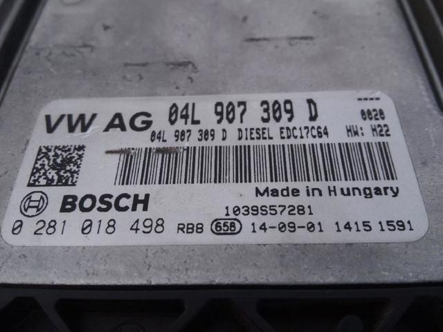 VAG 04L907309D Unidad de control del motor (ECU)  disponible España