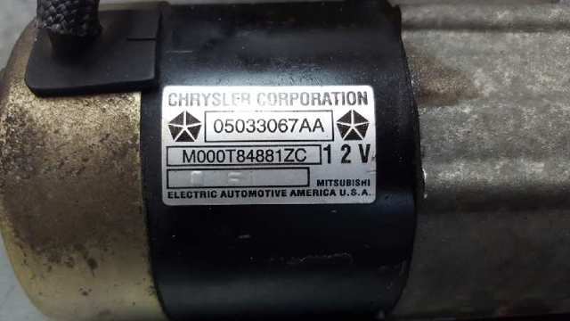 CHRYSLER 05033067AA Motor de arranque comprar Tarragona