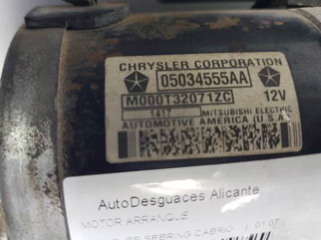 CHRYSLER 05034555AA Motor de arranque comprar Pamplona