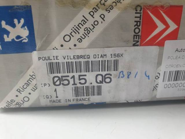 0515Q6 PEUGEOT Polea del cigüeñal  disponible Ourense