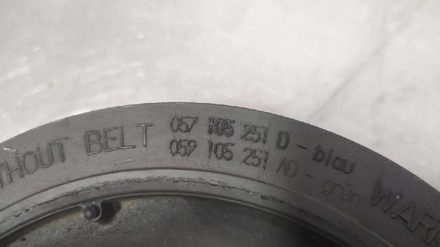 VAG 057105251D Polea del cigüeñal  comprar en Albacete