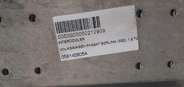 Radiador de aire, intercooler Audi A6  (4B2, 4B4)