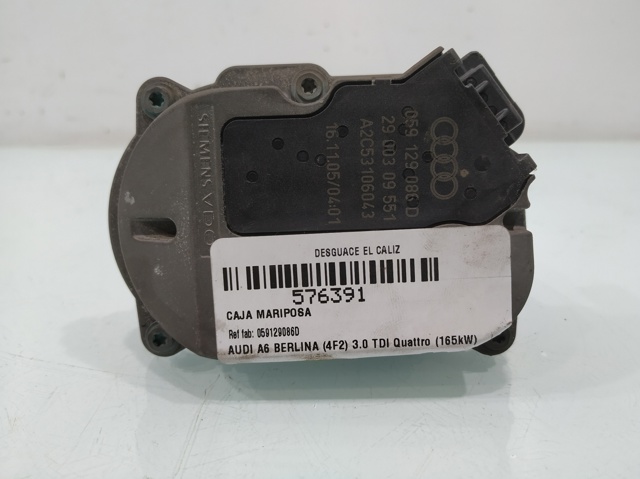 059129086D VAG Regulador de la mariposa  en stock Córdoba