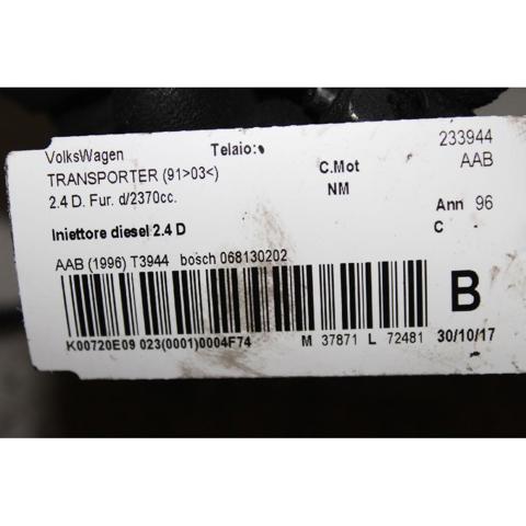 VAG 068130202 Inyector comprar Barcelona