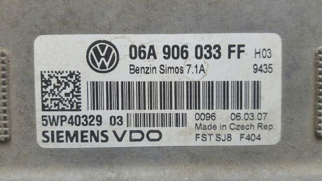 06A906033FF VAG Unidad de control del motor (ECU)  disponible Alicante