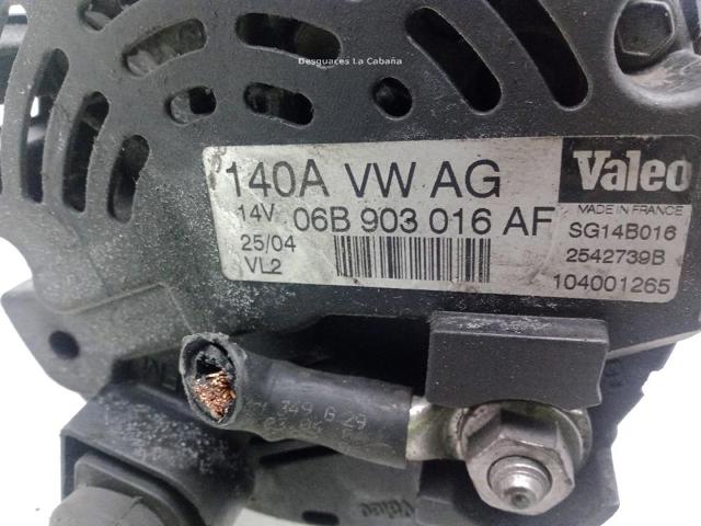 VAG 06B903016AF Alternador comprar Pamplona