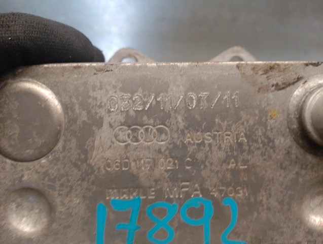 VAG 06D117021C Radiador de aceite debajo del filtro  disponible España
