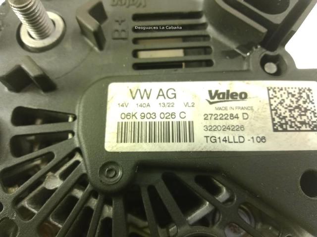 06K903026C Alternador  disponible Burgos