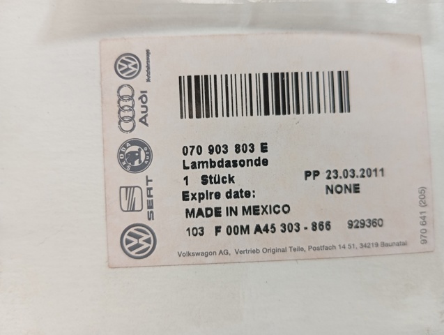 070903803 VAG