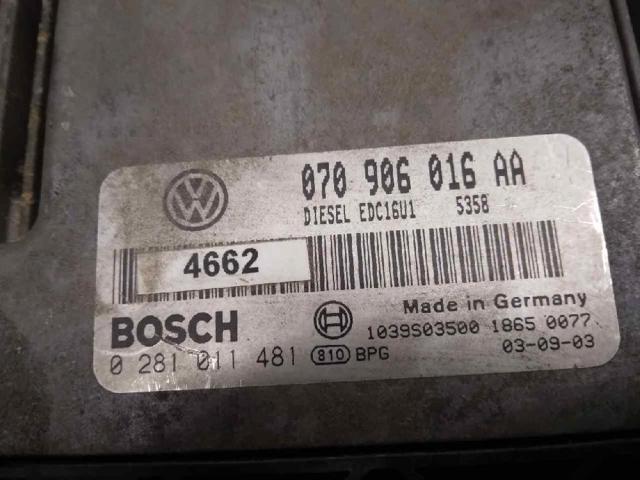 070906016AA VAG Unidad de control del motor (ECU)  comprar en Oviedo
