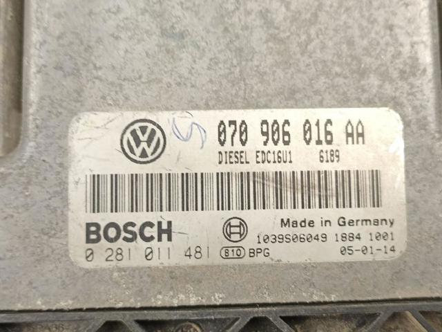 070906016AA Unidad de control del motor (ECU)  disponible Málaga