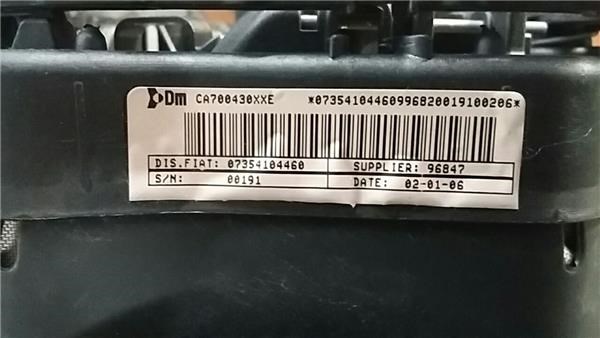FIAT 07354104460 Airbag del conductor  disponible Lugo