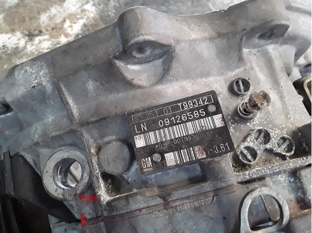 Caja de cambios mecánica, completa 09126585 Opel