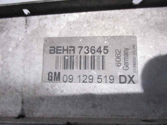 Radiador de aire de admisión Opel Zafira F75