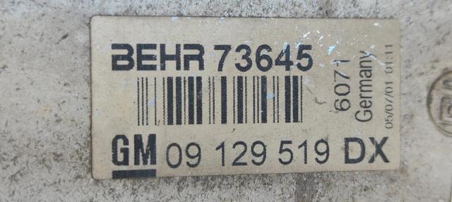 09129519DX OPEL Intercooler comprar Alcalá