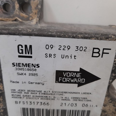 OPEL 09229302  en stock Valencia