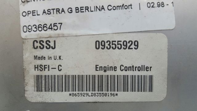 09355929 ECU  en stock Castellón