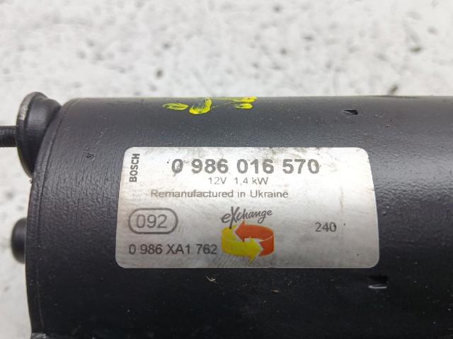 RENAULT 0986016570 Motor de arranque comprar Pamplona